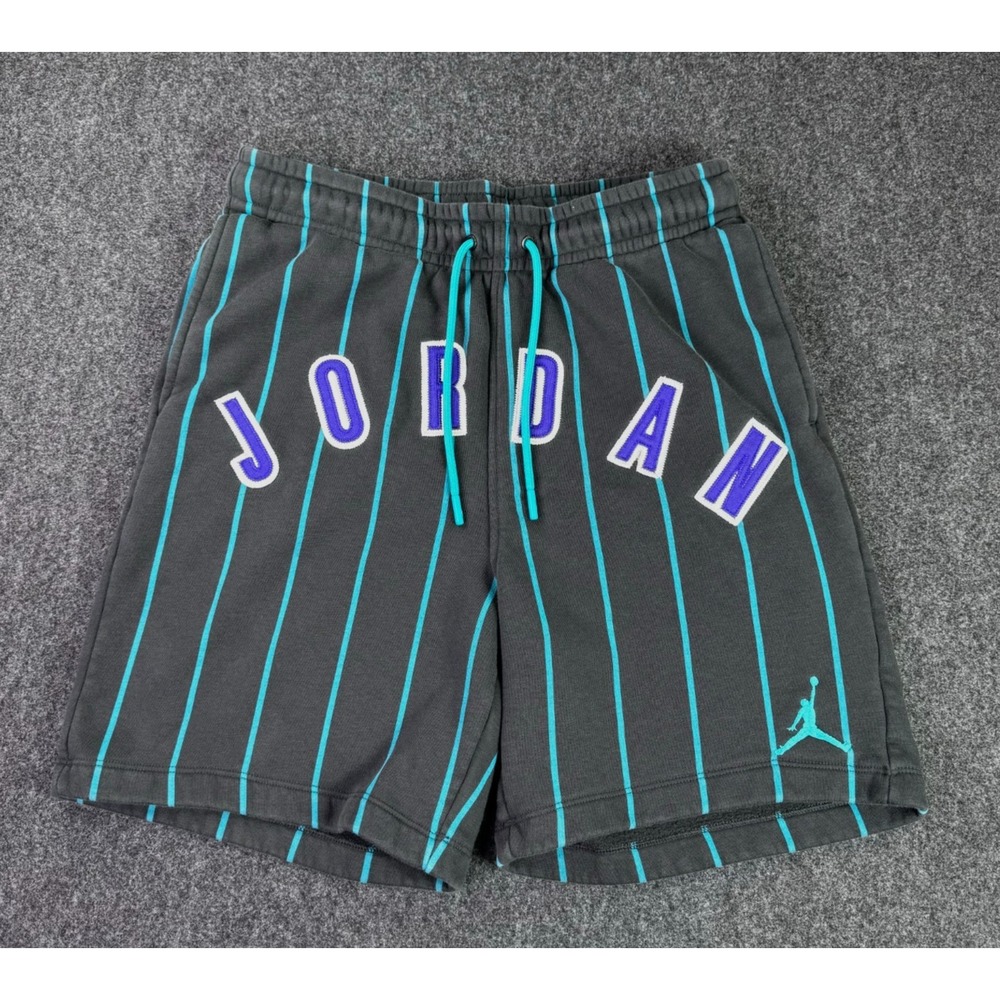 Jordan Brooklyn Fleece Pin Striped Shorts Men's Medium IB8820-045 Jumpan Hornets